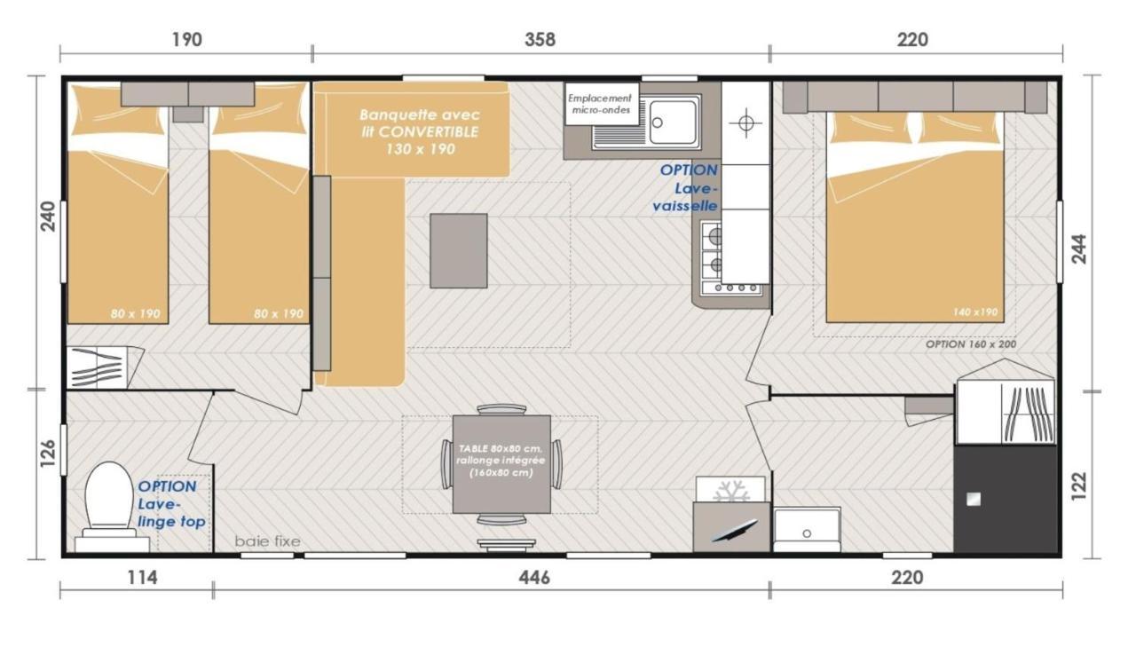 Mobil-Home Dan Dom Saint-Hilaire-de-Riez Dış mekan fotoğraf